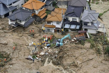 Lũ lụt nghiêm trọng, 176 người ở Nhật Bản thiệt mạng