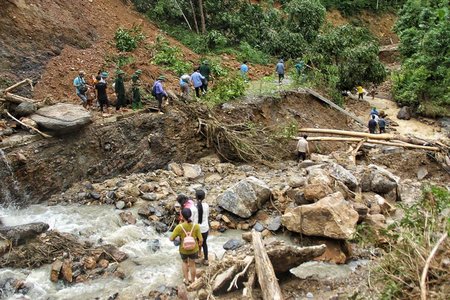 Yên Bái: Một huyện bị thiệt hại hàng chục tỷ đồng sau bão số 3