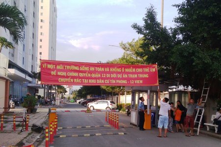 Hưng Thịnh kiến nghị dời Trạm trung chuyển rác khỏi khu DC Tín Phong