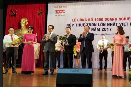 Frieslandcampina Việt Nam lọt top 100 DN xuất sắc đóng góp ngân sách