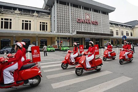 Go-Viet áp mức giá 1.000 đồng/ chuyến dưới 6 km tại 6 quận Hà Nội