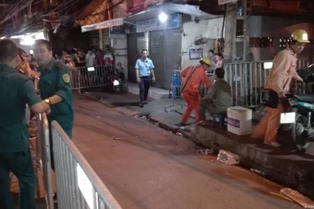 Vụ cháy ở Đê La Thành: Phát hiện 2 thi thể ở khu nhà ông Hiệp 'khùng'