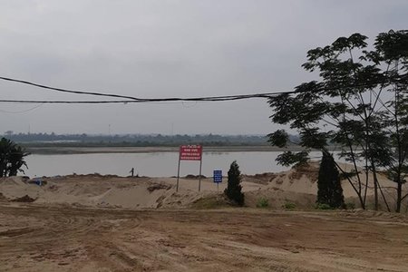 Phú Thọ: Công ty TNHH Việt Châu khai thác cát khi chưa được cấp phép?