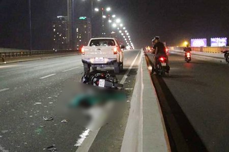 Đi xe máy vào làn ô tô trên cầu Sài Gòn, nam thanh niên tử nạn