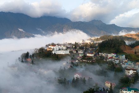 Mãn nhãn ngắm Sa Pa bồng bềnh 'trôi' trong mây