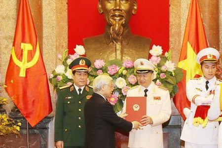 Bộ trưởng Công an Tô Lâm được thăng quân hàm Đại tướng