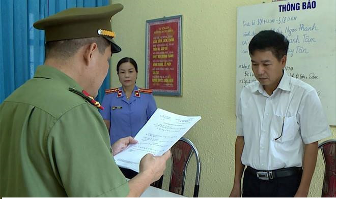 Cựu thiếu tá công an bị khởi tố liên quan vụ sửa điểm thi ở Sơn La