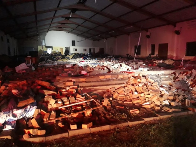 Sập nhà thờ ở Nam Phi, 13 người thiệt mạng