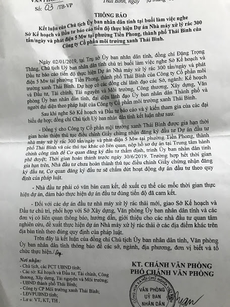 TP. Thái Bình: Nhà máy xử lý rác gây ô nhiễm, người dân kêu cứu