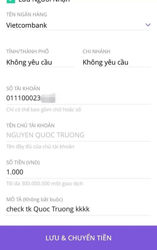 Lộ tài khoản 500 triệu thật của 'Sở Khanh' Về Nhà Đi Con, cư dân mạng thi nhau chuyển tiền