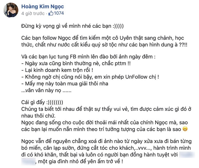 Uyên 'Về nhà đi con' nói gì khi bị đồn bán kem trộn, mua giải hoa hậu...