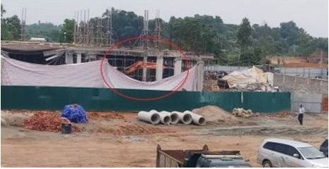 Hà Nội: Công trình bị sập khi đang xây dựng tại khu công nghệ cao Hòa Lạc