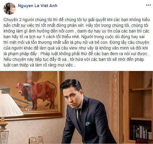 Quỳnh Nga lên tiếng tin đồn là 'tiểu tam' phá vỡ hôn nhân của Việt Anh và vợ cũ