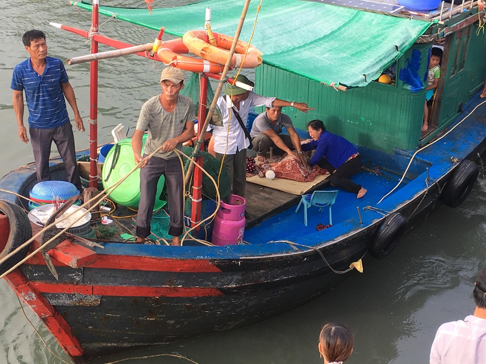 Tìm được thi thể cháu bé rơi xuống biển Hạ Long mất tích