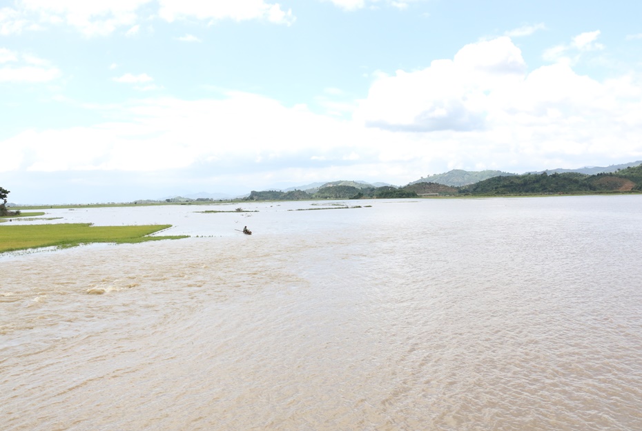 Đắk Lắk: Vỡ đê bao khiến hơn 1.000ha lúa sắp thu hoạch chìm trong biển nước