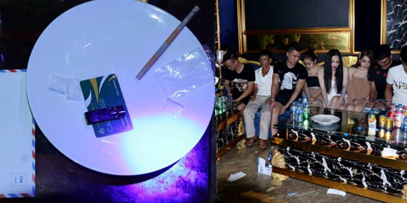 Hà Tĩnh: Phát hiện 20 nam thanh nữ tú bay lắc cùng ma túy trong quán karaoke