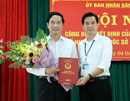 Bổ nhiệm ông Nguyễn Huy Hoàng giữ chức Giám đốc sở GD&ĐT Sơn La