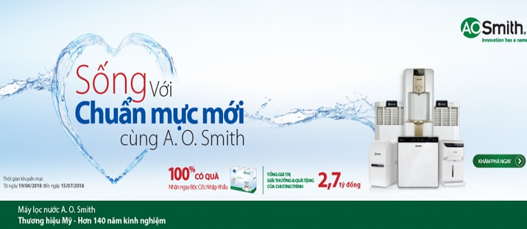 Máy lọc nước A.O.Smith nhập khẩu từ Trung Quốc có tốt như quảng cáo?