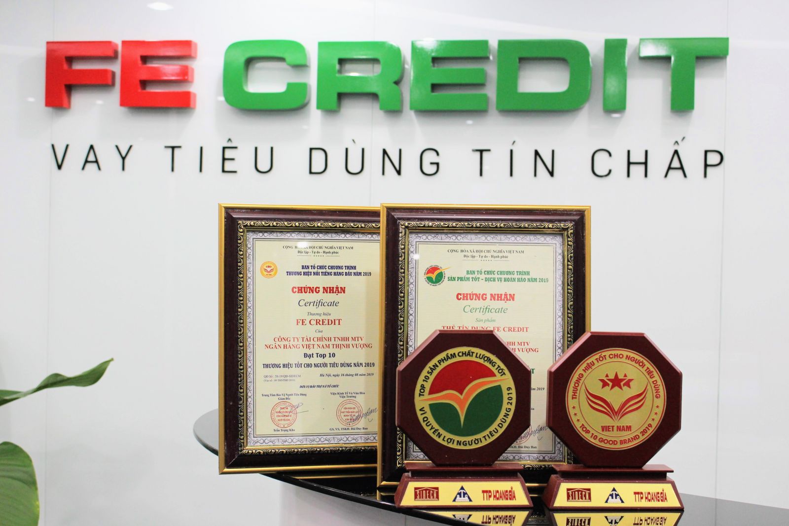 FE CREDIT lọt top 10 hàng Việt tốt vì quyền lợi người tiêu dùng 2019