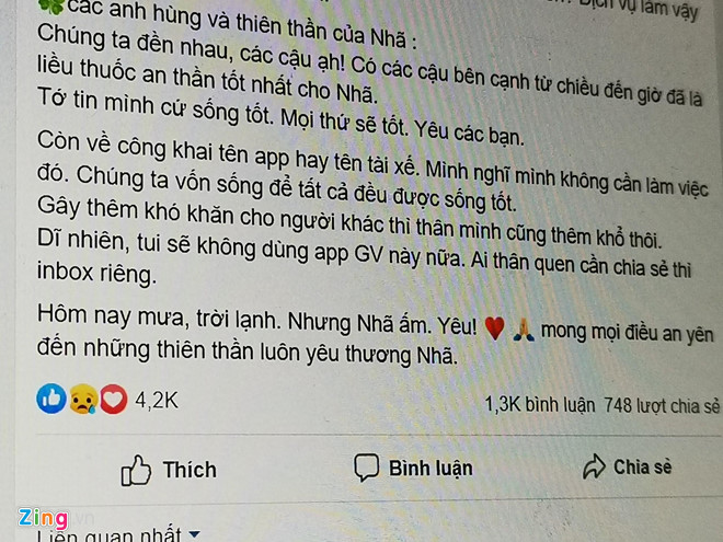 Go-Viet lên tiếng về việc tài xế của hãng hành hung nữ diễn viên Kim Nhã