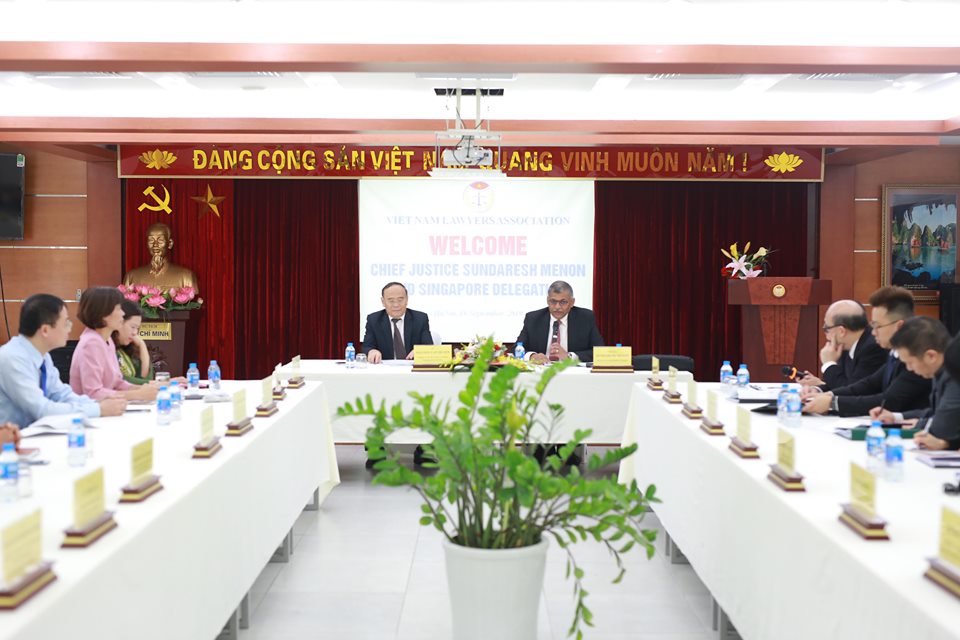 Đoàn đại biểu Hiệp hội Luật các nước ASEAN thăm và làm việc với Uỷ ban ALA quốc gia Việt Nam và Hội Luật gia Việt Nam