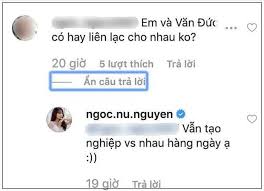 Trò chuyện với fan, Ngọc Nữ úp mở bị Phan Văn Đức phản bội