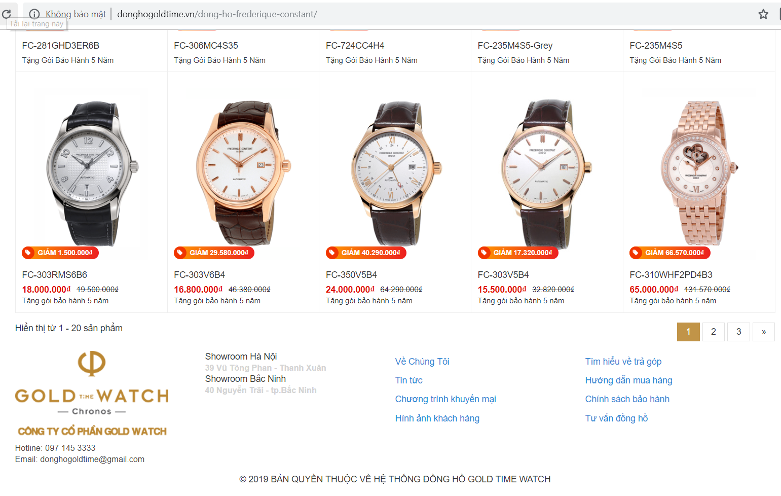 Hà Nội: Nhân viên Gold Time Watch bán đồng hồ xách tay không thuế