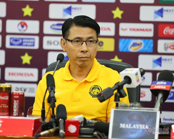Thua đội tuyển Việt Nam với tỷ số 1-0, HLV Malaysia bỏ họp báo không rõ lý do