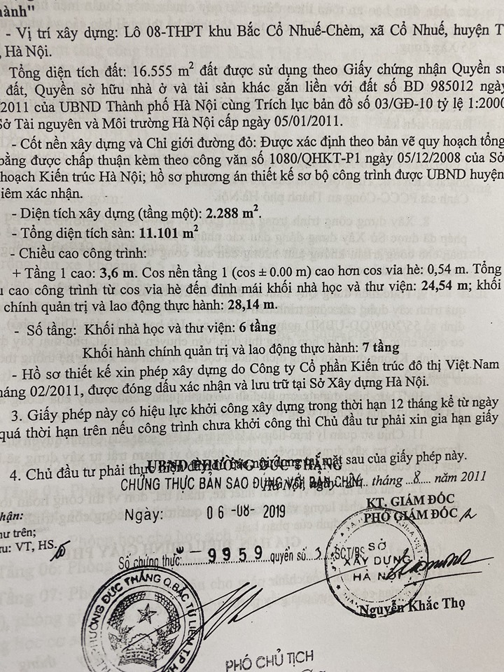 Hà Nội: Hé lộ nhiều sai phạm tại trường Đoàn Thị Điểm cơ sở 2