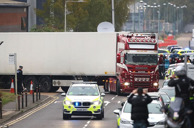 Danh tính nghi phạm lái chiếc container chứa 39 thi thể tại Anh