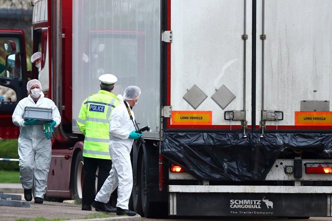 Trung Quốc xác nhận 39 thi thể trong xe tải ở Anh đều là người Trung Quốc