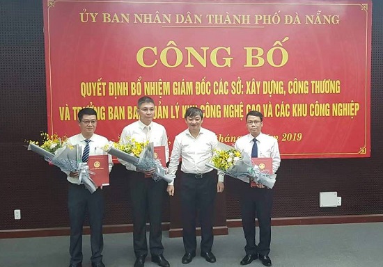 Đà Nẵng: Sở Xây dựng và Sở Công thương có tân giám đốc