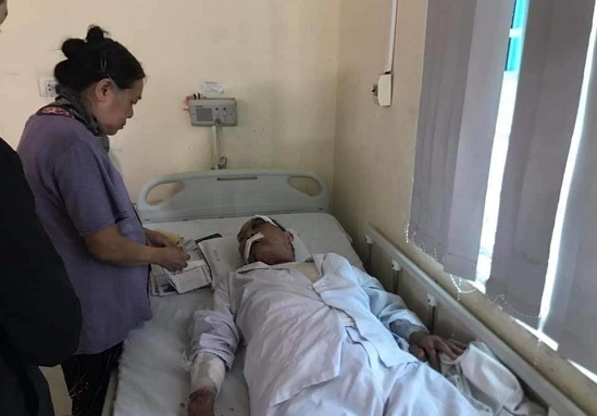 Chuyển hồ sơ vụ cụ ông 80 tuổi bị tài xế xe ôm đánh nhập viện lên Công an quận Ba Đình