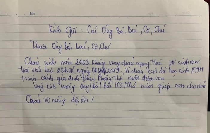 Nam Định: Bé trai 10 ngày tuổi bị mẹ trẻ 16 tuổi bỏ rơi