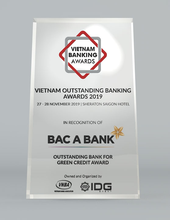 BAC A BANK chính thức được vinh danh 'Ngân hàng tiêu biểu về Tín dụng xanh'