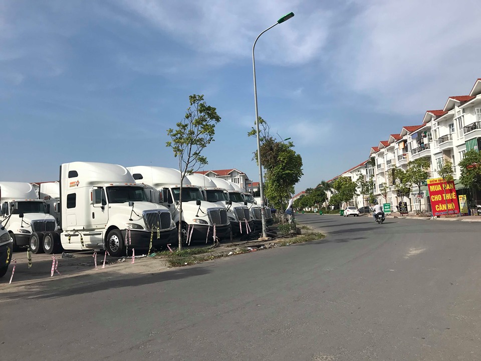 Hải Phòng: DA nhà ở xã hội biến tướng thành bãi đậu xe đầu kéo container