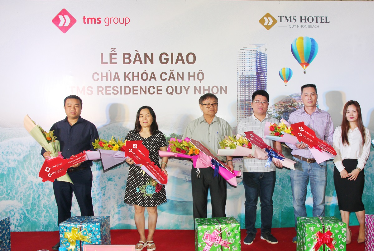 TMS Hotel Quy Nhon Beach bàn giao chìa khóa những căn hộ đầu tiên