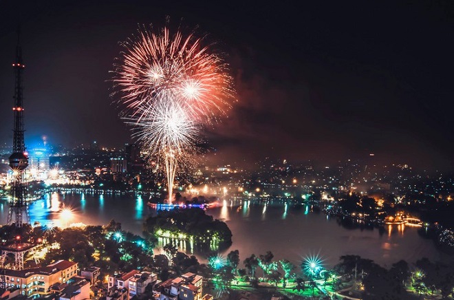 Hà Nội công bố 6 điểm bắn pháo hoa tầm cao và 24 điểm bắn tầm thấp để chào mừng Tết Nguyên đán Canh Tý 2020