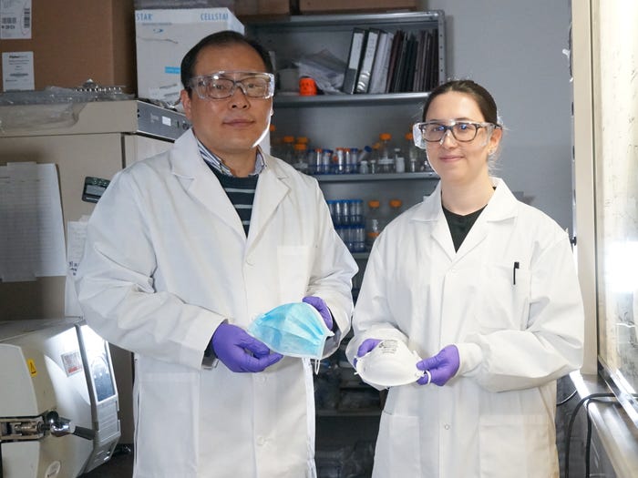 Giáo sư Canada chế tạo khẩu trang phủ muối có thể vô hiệu hóa virus