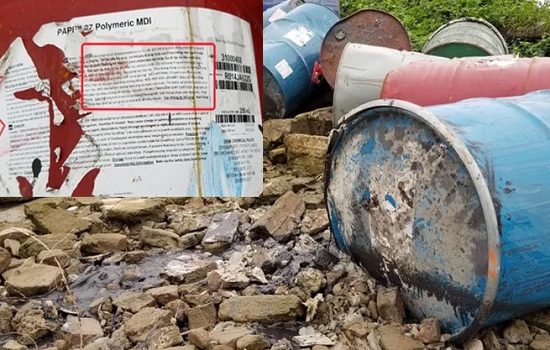 Hà Nội: Xác định đối tượng xả chất thải nghi độc hại xuống sông Hồng
