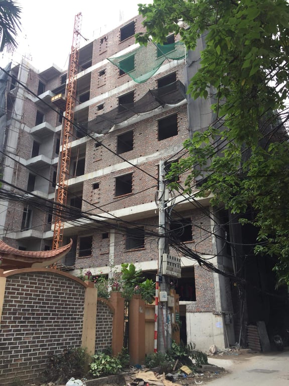 Phường Phú Đô: Hai công trình xây dựng có dấu hiệu xây dựng sai phép