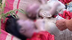 Tìm thấy thi thể 3 mẹ con buộc chặt nhau nổi trên sông Thương ở Bắc Giang