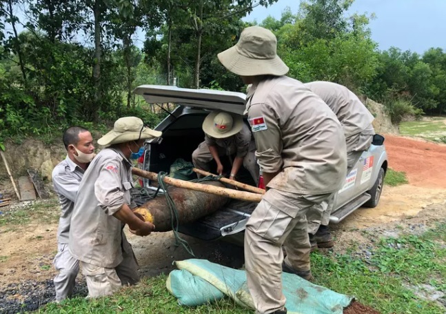 Phát hiện quả bom 250kg khi đào móng nhà ở Quảng Nam