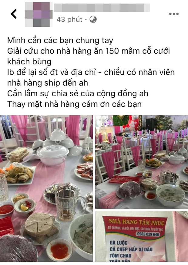 Nhà hàng tố bị 'bùng' 150 mâm cỗ cưới ở Điện Biên