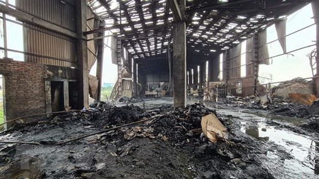 Bắc Ninh: Nổ lò hơi trong xưởng sản xuất giấy, 2 người thương vong