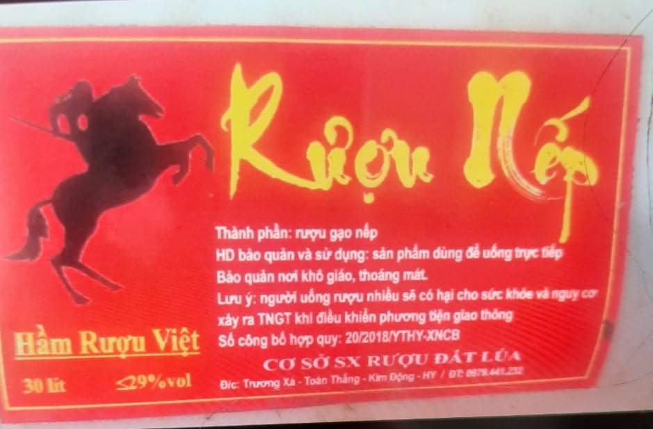 Bộ Công Thương yêu cầu thu hồi ngay sản phẩm Rượu nếp, Hầm Rượu Việt