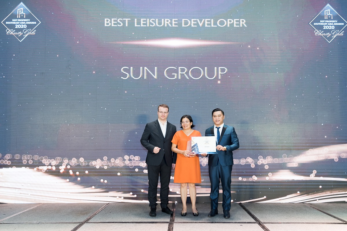 Sun Group giành cú đúp tại Dot Property Awards khu vực Đông Nam Á 2020