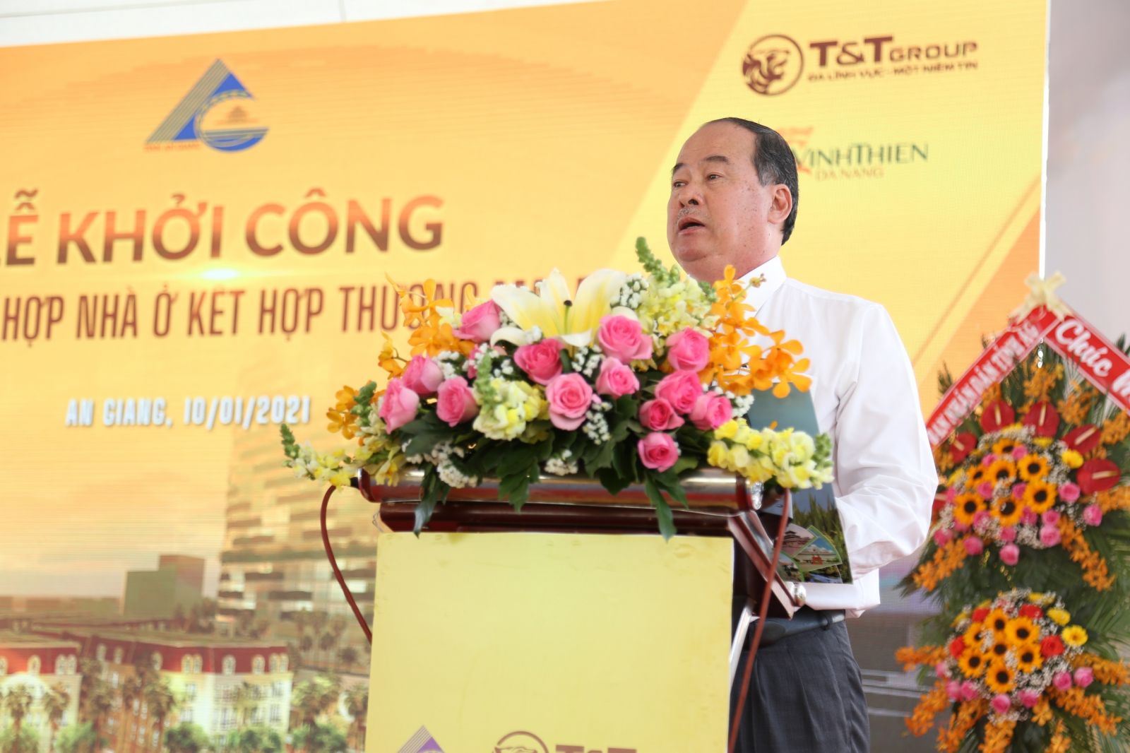 T&T Group khởi công khu phức hợp nhà ở - thương mại dịch vụ tại Long Xuyên