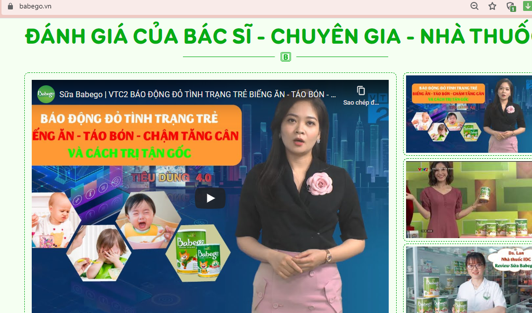 Công ty Lifestyle Việt Nam sử dụng hình ảnh bác sĩ vi phạm quảng cáo