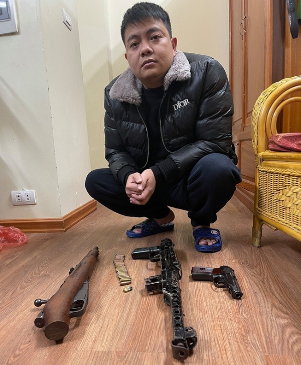 Hà Nội: Bắt trùm tín dụng đen Tuấn 'Kỹ', thu giữ nhiều súng đạn
